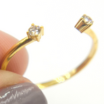 Load image into Gallery viewer, 14K Solid Gold Diamond Ring.