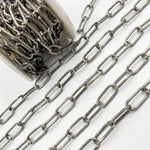 Load image into Gallery viewer, Sterling Silver Textured Paperclip Chains