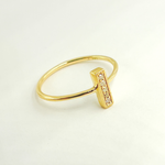 Load image into Gallery viewer, 14K Solid Gold Diamond Ring.