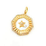 Load image into Gallery viewer, 14K Solid Gold Diamond Mother of Pearl