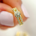 Load image into Gallery viewer, HP400798. 14K Solid Gold Baguette Diamond Huggies