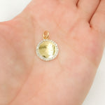 Load image into Gallery viewer, Sterling Silver Round Charm