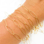 Load image into Gallery viewer, 700GF. 14K Gold Filled Marquis Link Chain