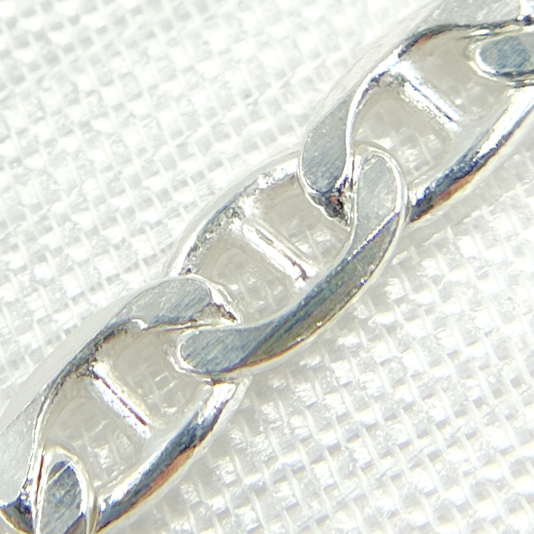 Y66SS. Sterling Silver Flat Marina Link Chain