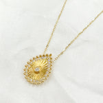 Load image into Gallery viewer, NT404140. 14K Solid Gold Drop Shape Diamond Necklace