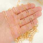 Load image into Gallery viewer, 768FGF. 14k Gold Filled Paperclip Flat Chain