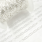 Load image into Gallery viewer, Sterling Silver Smooth Oval Link & Round Chain