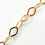 Load image into Gallery viewer, Buy 14K Solid Gold Rhomb Link Necklace