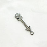 Load image into Gallery viewer, Diamond Sterling Silver Arrow Connector