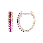 Load image into Gallery viewer, EHZ57298. 14K Solid Yellow Gold Hoop Earrings