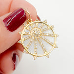 Load image into Gallery viewer, GDP641. 14K Solid Gold Round Pendant