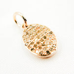 Load image into Gallery viewer, DC944. Diamond Sterling Silver Oval Charm