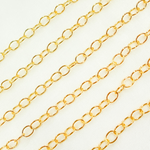Load image into Gallery viewer, 14k Gold Filled Smooth Oval Link Chain