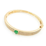 Load image into Gallery viewer, Buy Now Yellow Gold with Diamond and Emerald Heart
