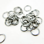 Load image into Gallery viewer, MFT080DE6BR. 6MM 20Gauge Black Rhodium Open Jump Ring