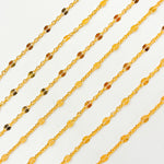 Load image into Gallery viewer, V300GF. 14k Gold Filled Cable and Diamond Cut Marina Link Chain