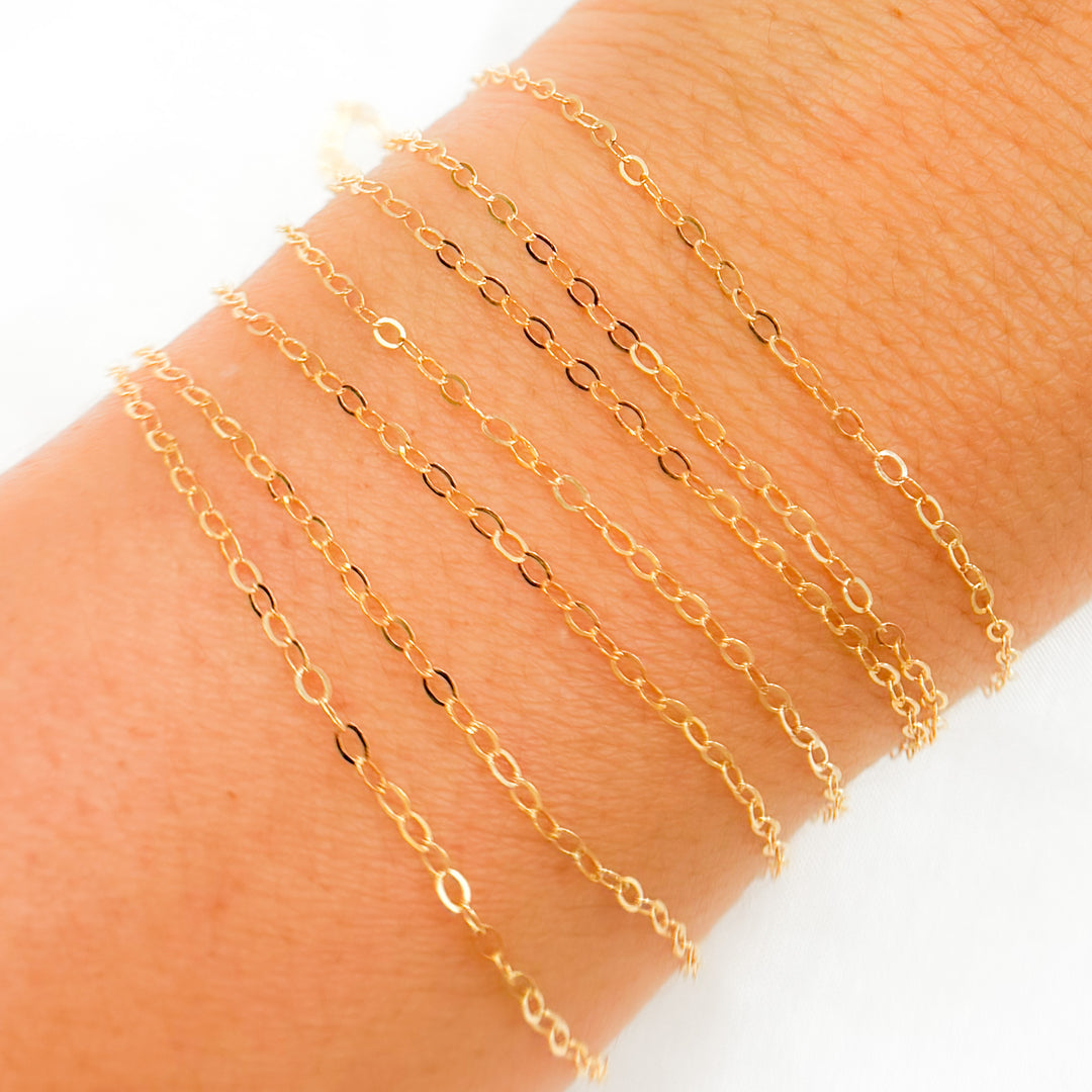 916FGF. 14K Gold Filled Cable Chain