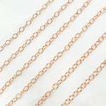 Load image into Gallery viewer, 1808RGF. Rose Gold Filled Smooth Cable Chain