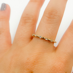 Load image into Gallery viewer, 14K Solid Gold Diamond Ring.