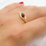 Load image into Gallery viewer, 14K Solid Gold Gemstone Ring.