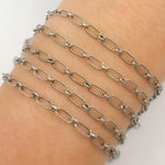 Load image into Gallery viewer, 8251-1AOX. Oxidized Sterling Silver Chain with Hammered Links