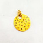 Load image into Gallery viewer, DP475. Diamond Silver Round Pendant