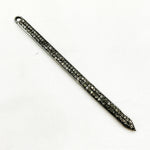 Load image into Gallery viewer, DC682. Diamond Silver Spike Pendant