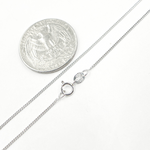 Load image into Gallery viewer,  14K Solid White Gold Curb Chain