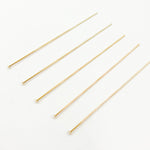 Load image into Gallery viewer, Gauge Gold-filled Flat 2 Inch Headpin