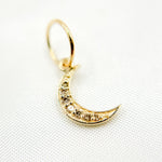 Load image into Gallery viewer, Buy Now Gold Diamond Moon Charm