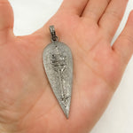 Load image into Gallery viewer, DP130. Diamond Sterling Silver Arrow Pendant