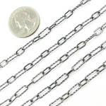 Load image into Gallery viewer, Black Rhodium Sterling Silver Diamond Cut