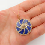 Load image into Gallery viewer, Buy Now Gold Round Evil Eye Pendants