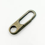 Load image into Gallery viewer, 266BRM. 26MM Matt Black Rhodium Sterling Silver Oval Clasp