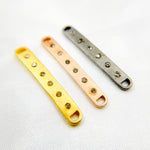 Load image into Gallery viewer, DC976. Diamond Sterling Silver Long Oval Connector