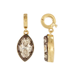 Load image into Gallery viewer, CMJ00353. 14K Solid Gold Marquise-Shaped Diamond Charm