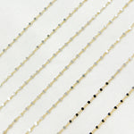 Load image into Gallery viewer, 14K Solid Yellow and White Gold Satellite Cubes Chain