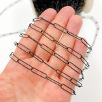 Load image into Gallery viewer, Sterling Silver Diamond Paperclip Chains