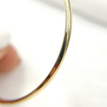 Load image into Gallery viewer, GER159. 14K Gold Hollow Smooth Hoop Earrings
