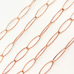 Load image into Gallery viewer, Rose Gold Plated Sterling Silver Diamond Cut Oval Link Chain