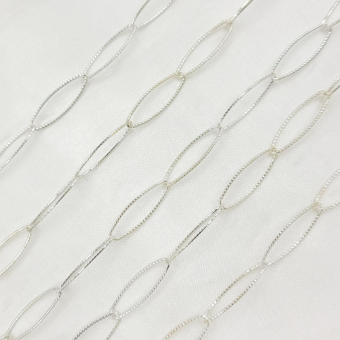 Sterling Silver Oval Link Cable Chain