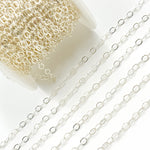 Load image into Gallery viewer, Silver Flat Cable Chain