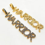Load image into Gallery viewer, DP2001. Diamond & Sterling Silver Warrior Pendant