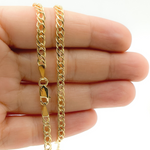 Load image into Gallery viewer, 14K Solid Gold Curb Chain