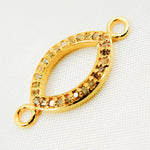 Load image into Gallery viewer, DC886. Diamond Sterling Silver Marquise Shape Connector