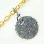 Load image into Gallery viewer, Shop Now Silver Disc Dangle Wire Chain