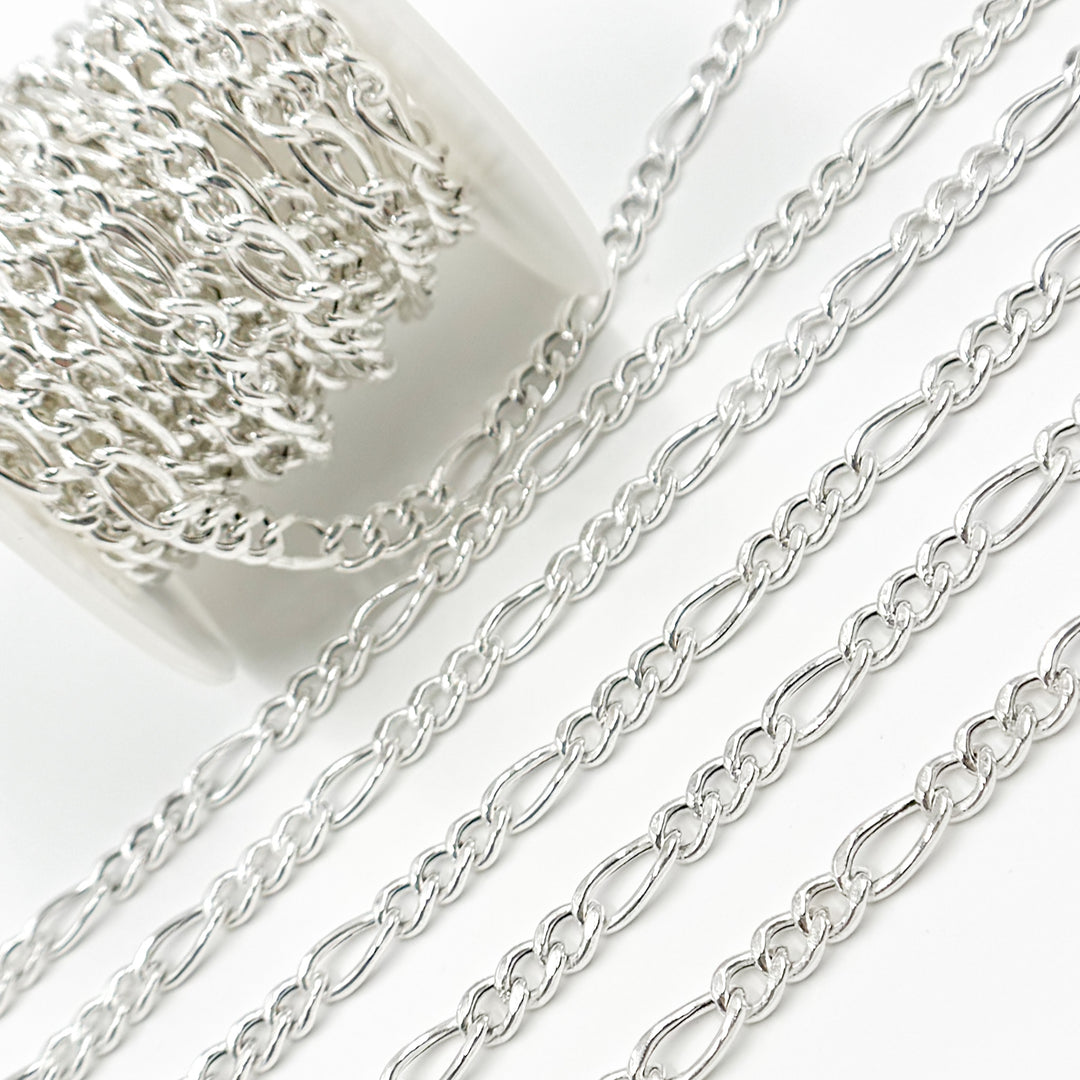 Shop  Silver Figaro Chains