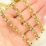 Load image into Gallery viewer, Gold Plated 925 Sterling Silver Rolo Link Chains
