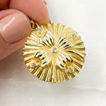 Load image into Gallery viewer, Sterling Silver Round Flower Pendant