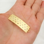 Load image into Gallery viewer, DC582. Diamond & Sterling Silver Rectangle Connector